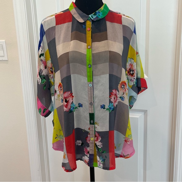 Johnny Was Tops - Johnny Was Block Lynn Shirt